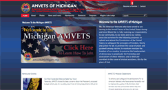 Desktop Screenshot of amvetsmichigan.org